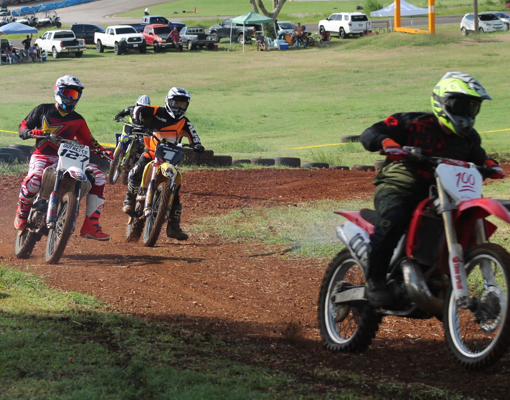 Keone Macaranas is a fan of motocross